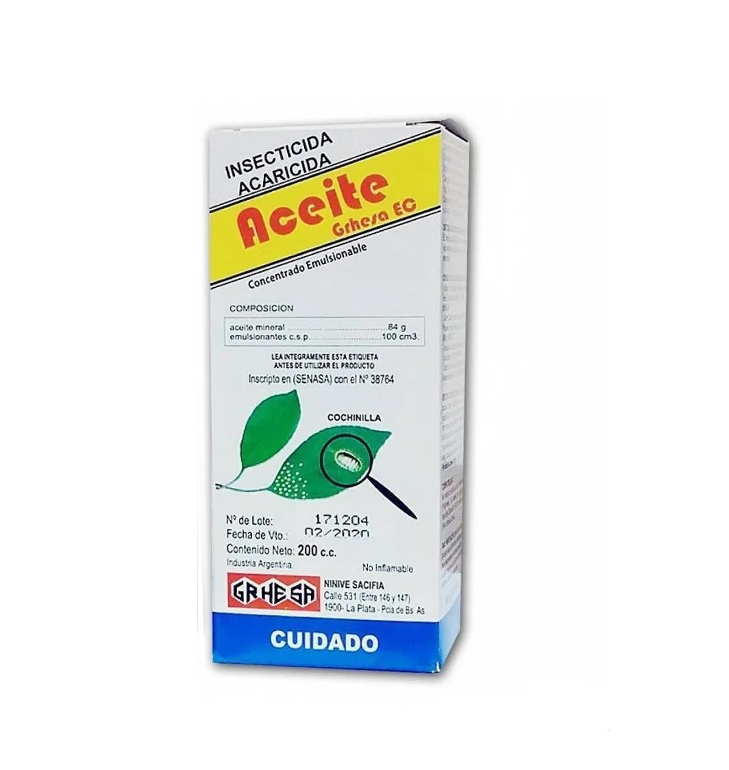 Insecticida Acaricida Aceite Grhesa
