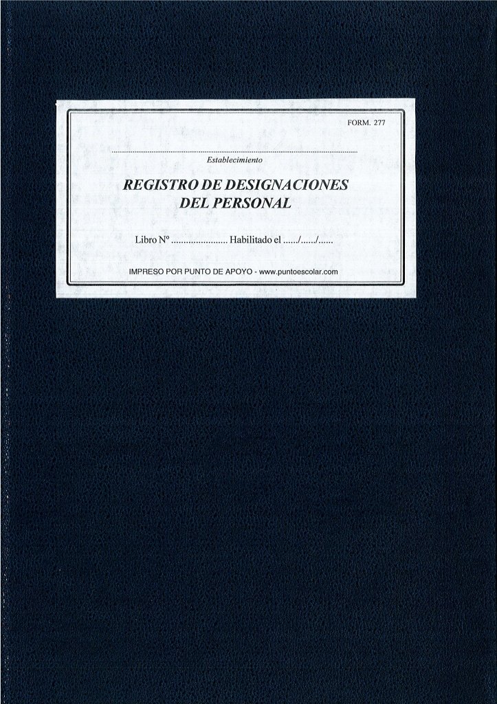 Registro de designaciones del Personal (SF-BA)